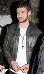 Justin Timberlake leaving the 'Little Door' restaurant, Los Angeles, on Feb 12