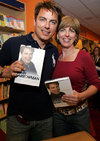 John Barrowman promoting his autobiography 'Anything Goes' at Borders bookshop, Brighton, Britain, on Feb 13