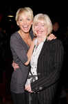 Sarah Harding and mother at 'Bad Day' film premiere, Wandsworth, London, on Feb 18