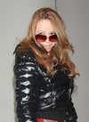 Mariah Carey at MTV 'TRL' TV Programme arrivals, New York.