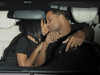 Will Smith, and wife Jade Pinkett Smith kissing before leaving the Cut Restaurant in Los Angeles,