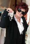 Sharon Osbourne clothes shopping in Los Angeles.
