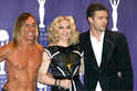 Iggy Pop, Madonna, and Justin Timberlake at  23rd Annual Rock and Roll Hall of Fame Induction Ceremony, Waldorf Astoria Hotel, New York