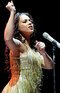 Alicia Keys performing in Madrid