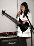 Peaches Geldof performing with Rodnik at their 'Living Dangerously' Private View, The Hospital, Covent Garden, London