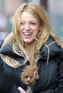 Blake Lively on the set of 'Gossip Girl', New York