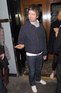 Noel Gallagher, smoking a cigarette outside the Groucho club, London