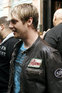 Nick Carter and the Backstreet Boys arriving at their hotel in Stockholm