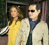 Jennifer Lopez and Marc Anthony leave The Waverly Inn, New York