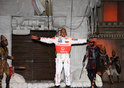 Lewis Hamilton appearing in the premiere of 'Troya', Istanbul Show Center, Istanbul