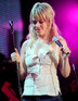 Duffy on stage at Radio 1 'Big Weekend'
