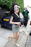 Amy Winehouse leaving her home to visit her husband Blake in prison, London