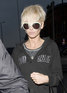 Sarah Harding arriving at the Hilton Hotel, Manchester
