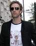 Coldplay's Chris Martin leaving Radio 1's studios, London