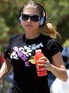 Stacy 'Fergie' Ferguson out jogging, Los Angeles