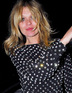 Kate Moss returning to her hotel after a night out in Berlin