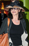 Catherine Zeta-Jones arriving at Heathrow Airport