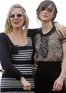 Sienna and Keira promoting 'The Edge of Love', which premieres tonight in Edinburgh