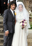 Ronnie Wood and his daughter Leah at her wedding to Jack Macdonald