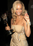  Tyra Banks Showing Off her Emmy Award in Los Angeles