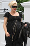 Gwen Stefani leaving her home and shopping at Hamleys, London