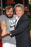 Dustin Hoffman and Jack Black at the 'Kung Fu Panda' film premiere, Berlin, Germany
