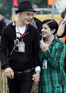 Kelly Osbourne and Luke Howell at Glastonbury