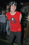 Noel Fielding on a night out at the Groucho Club