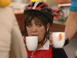 Belinda sobs after bike ride