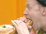 Rex and Kat fail baguette-eating task
