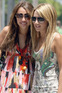 Ashley Tisdale and Miley Cyrus shopping in Los Angeles