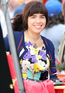 America Ferrera filming 'Ugly Betty' in New York