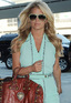 Jessica Simpson arriving at JFK airport