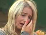 Nicole cries following Rex's questions