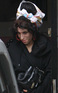 Amy Winehouse leaving her recording studio in Islington