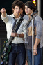 Jonas Brothers performing on ABC's 'Good Morning America' Summer Concert Series 
