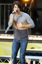 Nick Jonas of the The Jonas Brothers performing on ABC's 'Good Morning America' Summer Concert Series