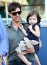 Tom Cruise and daughter Suri out and about at Chelsea Piers, New York