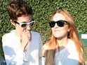 Lohan, Ronson leave London together