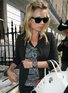 Kate Moss and daughter Lila Grace at the London Clinic