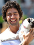 Adrian Grenier filming on the set of 'Entourage' 