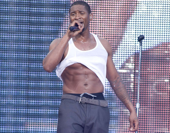 pics of usher shirtless. You know, Usher#39;s been so shy