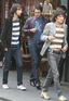 Bobby Gillespie, Ronnie O'Sullivan and Ronnie Wood attend a meeting at a church in Soho