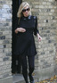 Kate Moss leaving her home in London