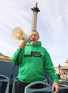 Louis Walsh canvasses the support of Londoner's for his last remaining X Factor band JLS