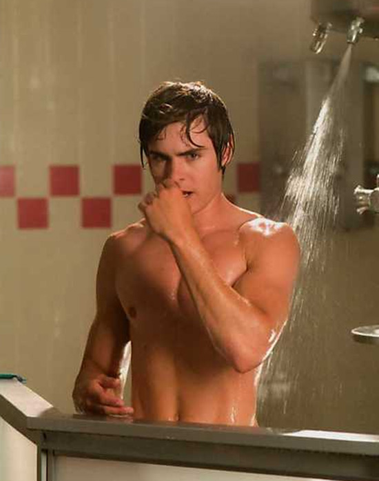 Zac Efron apparently shot a shower scene for High School Musical 3, 