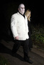Chris Moyles arrives at Jonathan Ross' Halloween Party