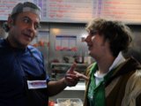 Dev turns to Darryl for help with the kebab shop