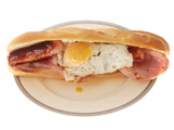 Man hits girlfriend with sandwich
