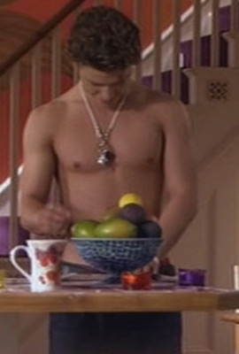 Mitch Hewer Bares His Chest